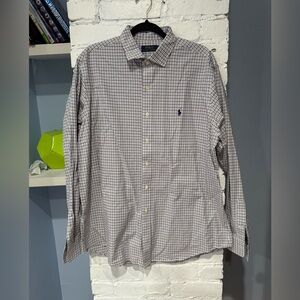 Polo Ralph Lauren Plaid Performance‎ Twill Sport Shirt XL